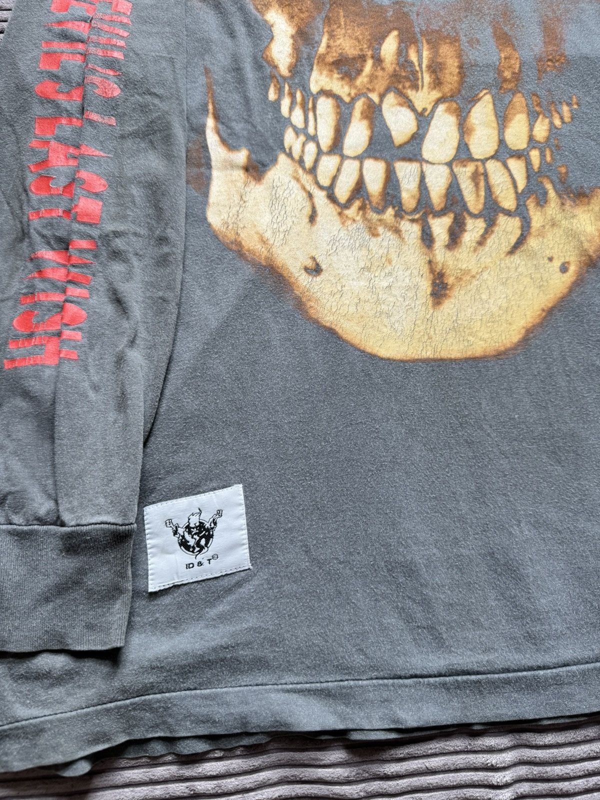 Thunderdome × Vintage Vintage 90s Thunderdome Devil’s Wish Rare Band Tee Gabber Size US XL / EU 56 / 4 - 6 Thumbnail