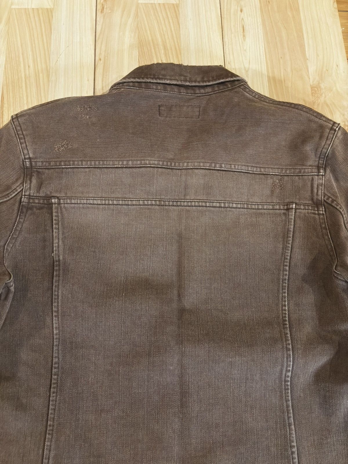 Other Brown denim jacket.oj-690 Size US XXS / EU 40 - 10 Thumbnail