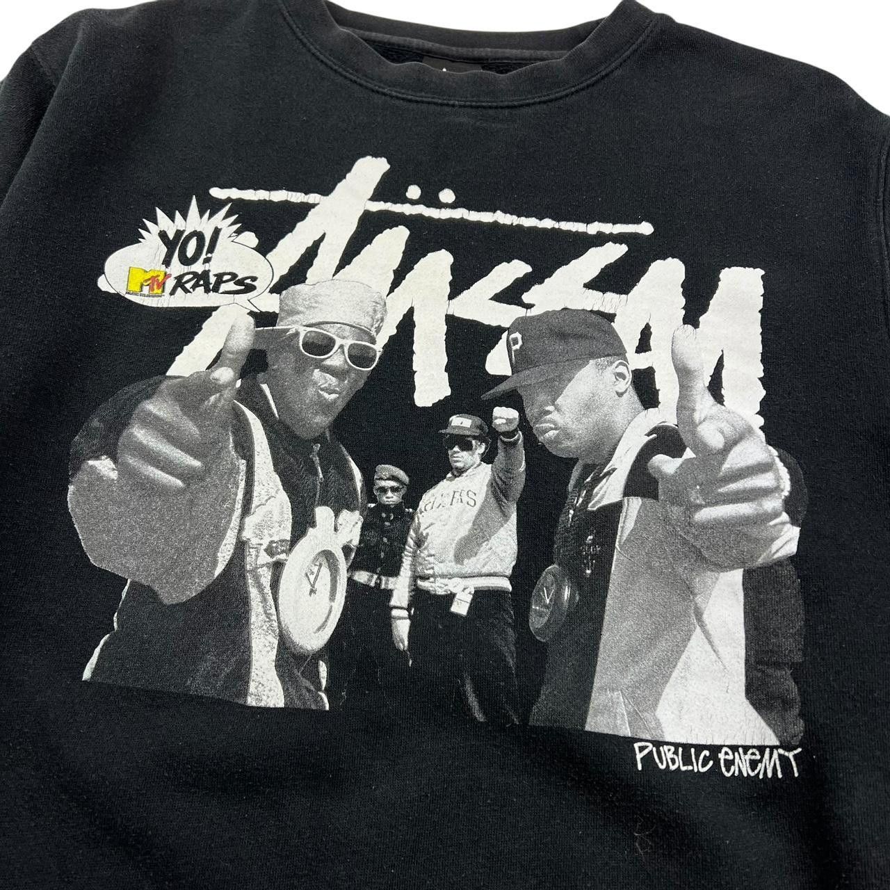 Stussy Vintage Stussy x MTV Yo Raps Sweatshirt Public Enemy Medium Size US M / EU 48-50 / 2 - 2 Thumbnail