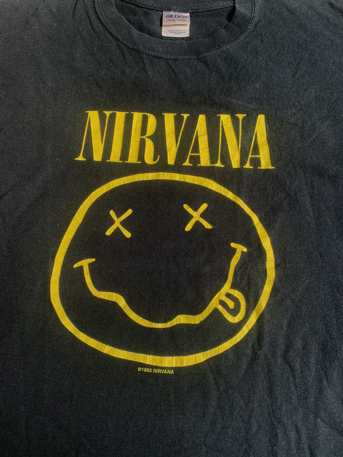 Band Tees Vintage 00s Y2k Nirvana Smile Reprint 1992 Tee Grunge Erd Size US L / EU 52-54 / 3 - 2 Thumbnail