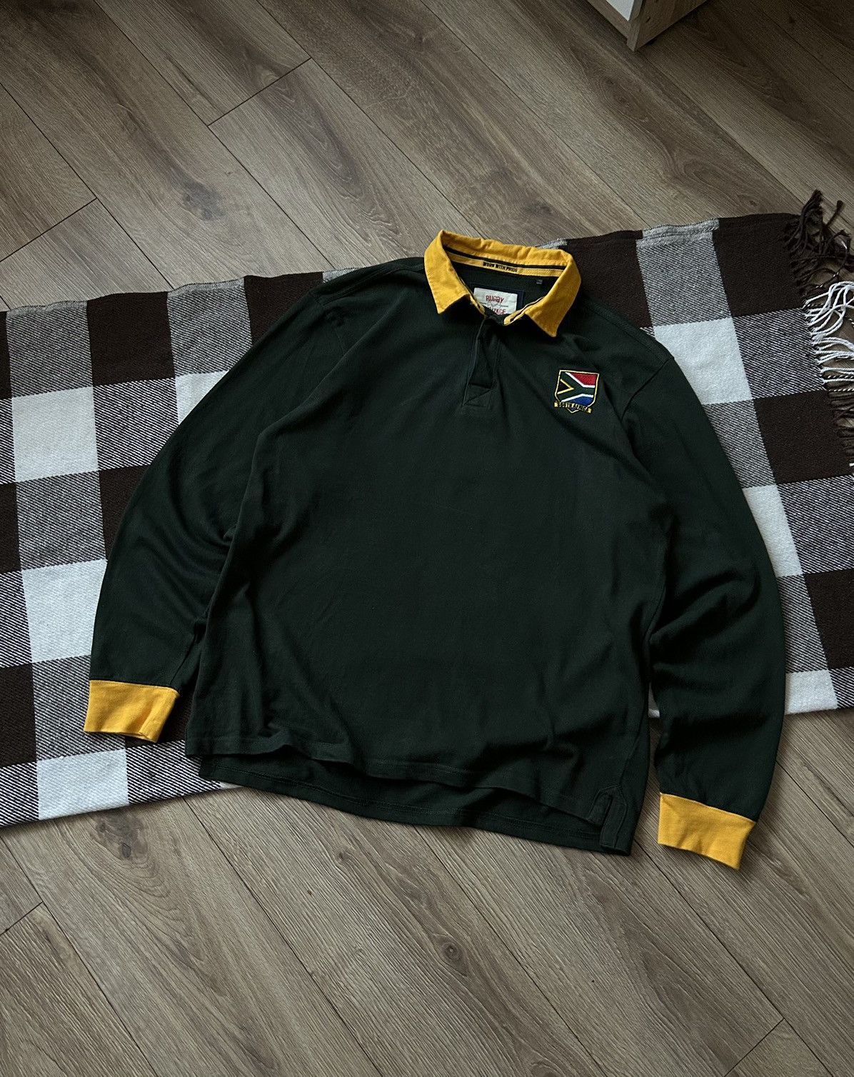 Rugby Ralph Lauren × Vintage Vintage Rugby Heritage South Africa rugby jersey Size US XL / EU 56 / 4 - 1 Thumbnail