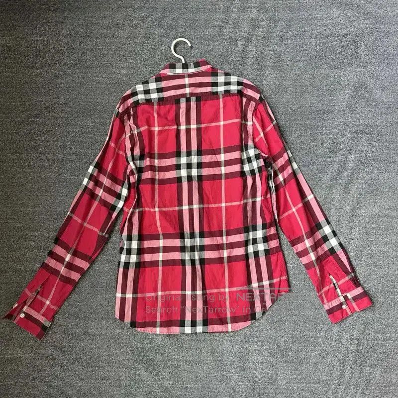 Burberry Burberry Red Cotton Men’s Shirt. Size US M / EU 48-50 / 2 - 2 Thumbnail