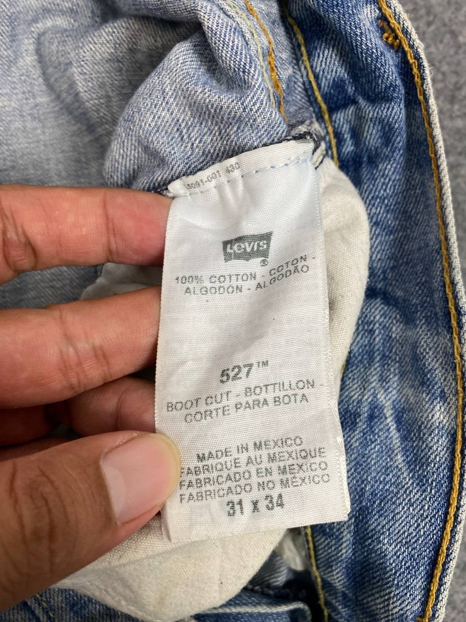 Levi's vintage levis 527 bootcut flare distressed denim Size US 34 / EU 50 - 13 Thumbnail