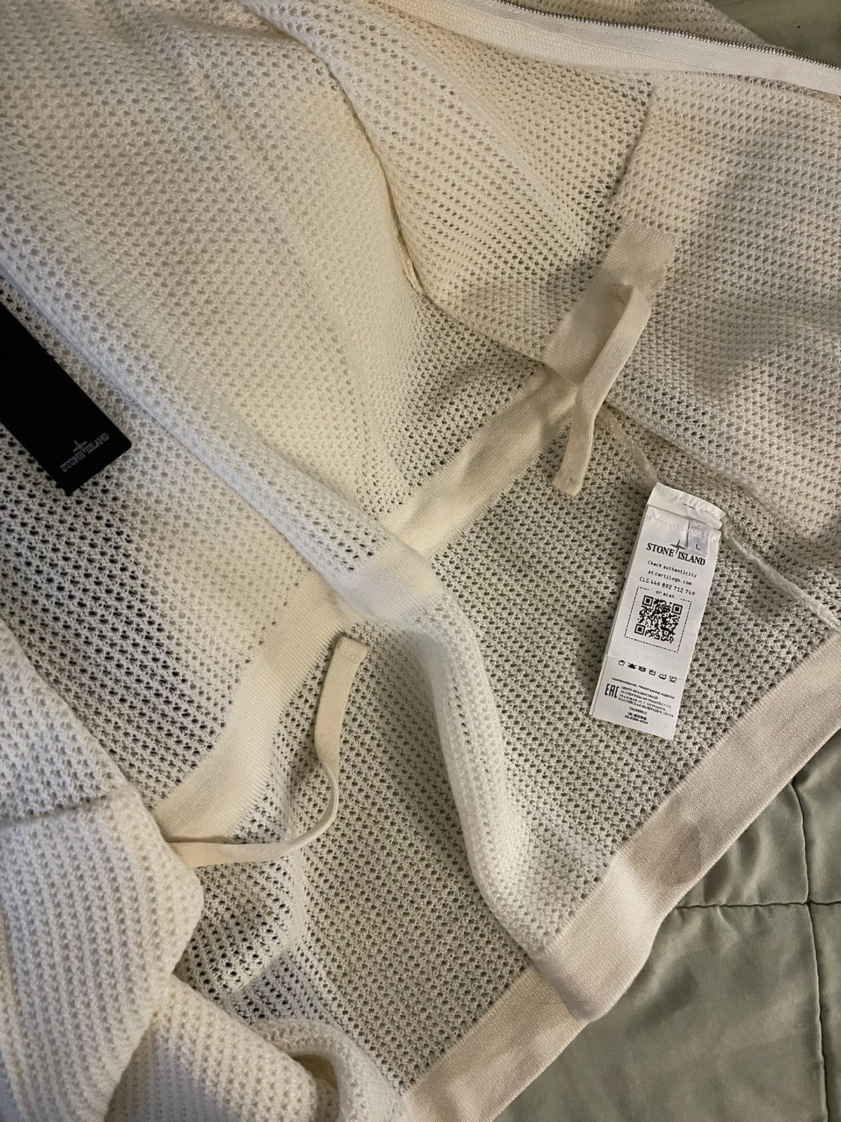 Stone Island Stone island shadow project knit mesh hooded jacket size L Size US L / EU 52-54 / 3 - 10 Thumbnail