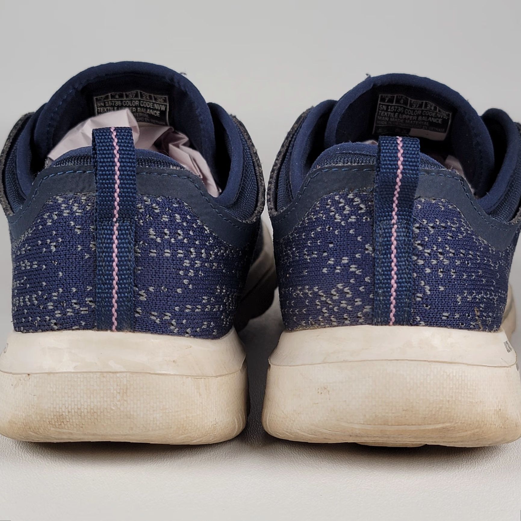 SKECHERS Skechers GOwalk Classic Washable Sneakers Blooming Navy Spotted Blue Women 7 Shoes Sneaker Athletic Lace Up Low Top M Textile Vintage: No Size US 4 / IT 34 - 6 Thumbnail