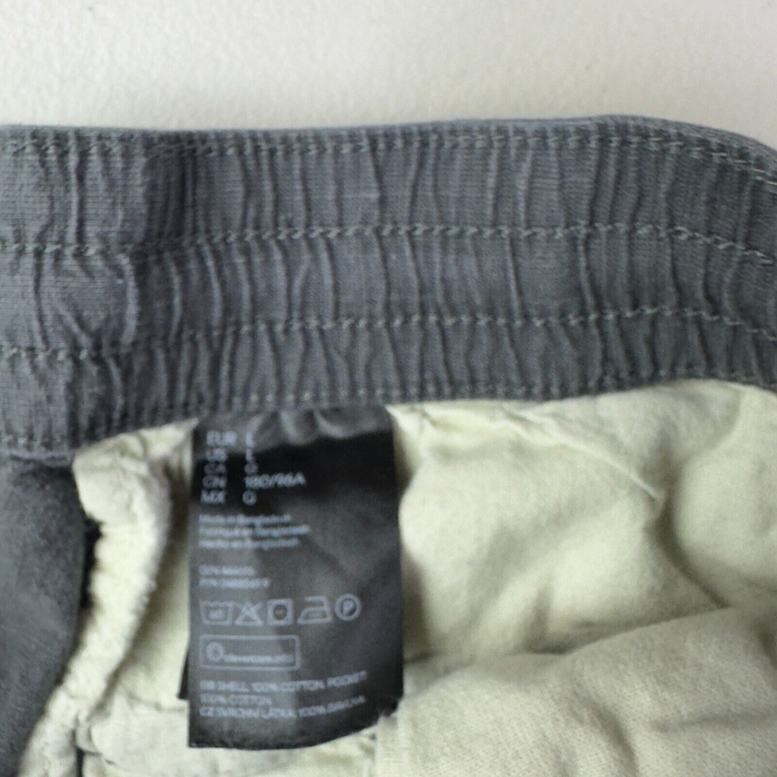H&M H&M LOGG Mens Gray Drawstring Pull On Shorts Men Size Large Size US 32 / EU 48 - 5 Thumbnail