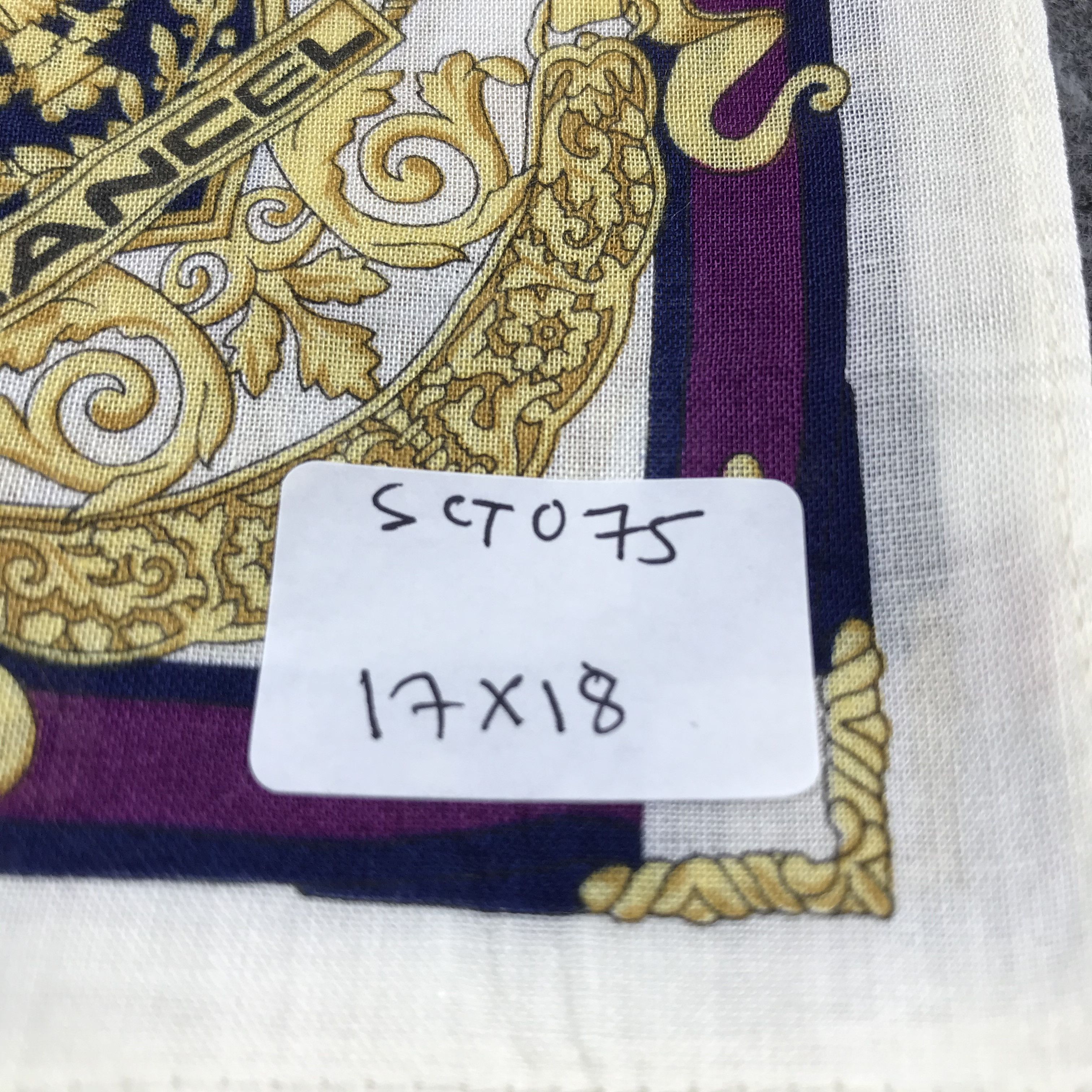 Lancel Lancel Luxury Handkerchief Neckerchief Bandana SCT075 Size ONE SIZE - 7 Thumbnail