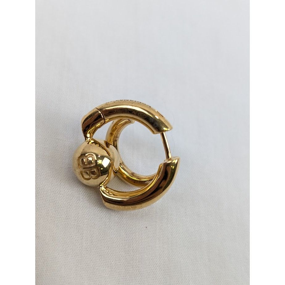 Balenciaga o1rshd1 Size: OS / Double B Ring in Gold Size ONE SIZE - 9 Thumbnail