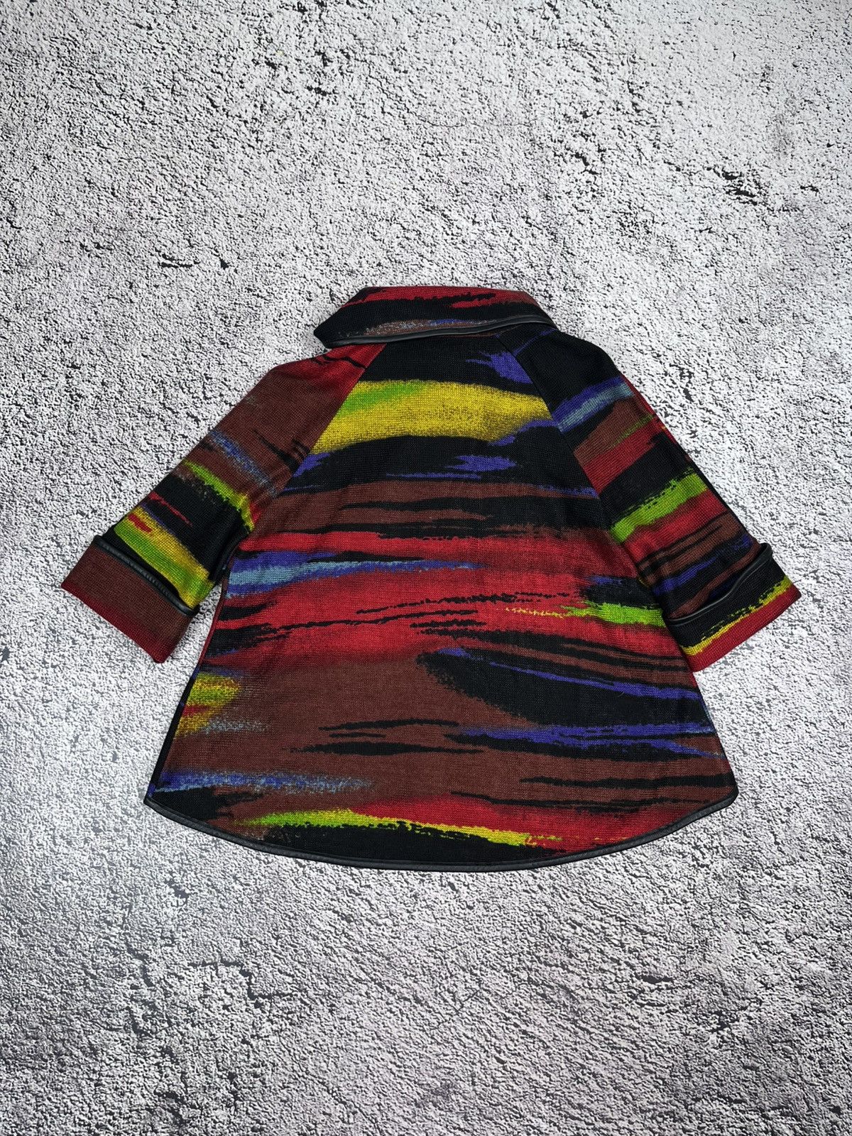 Joseph Ribkoff Vintage Joseph Ribkoff Rainbow Jacket Poncho Coat Luxury Size M / US 6-8 / IT 42-44 - 9 Thumbnail
