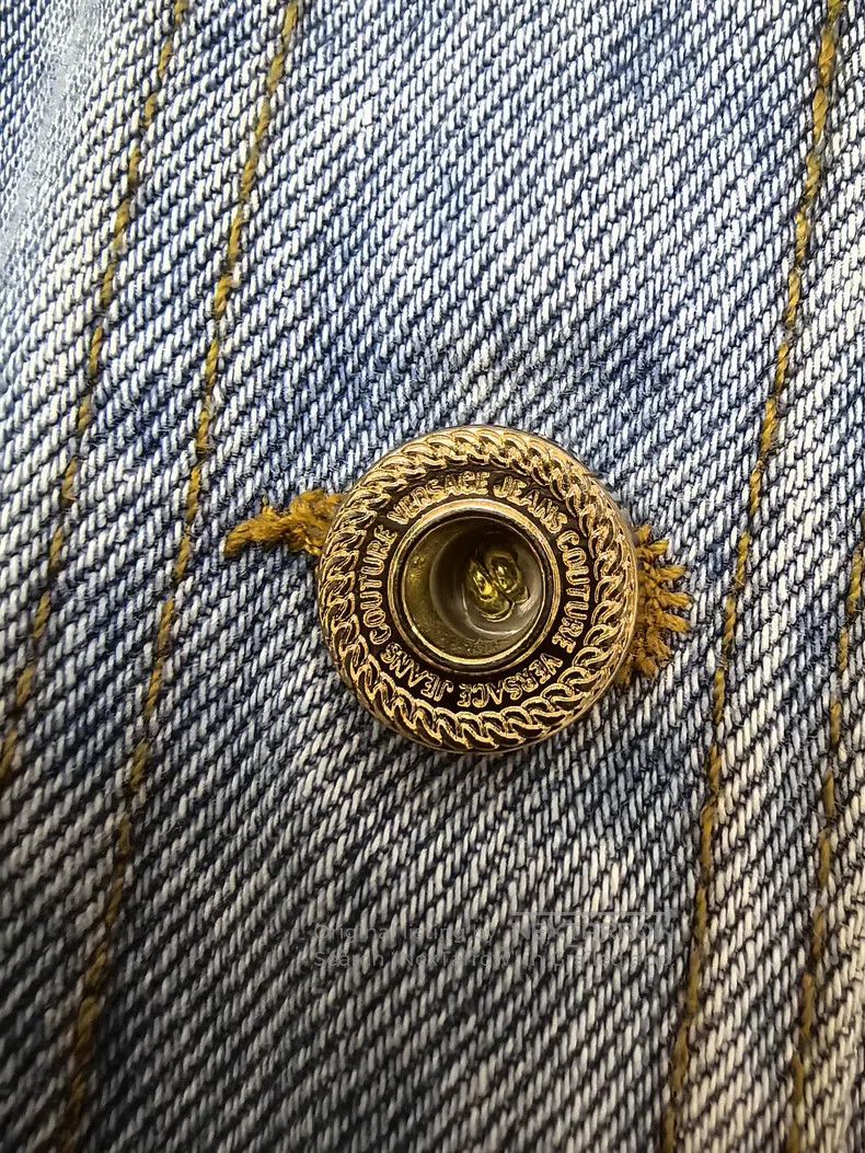 Versace Versace Washed denim jacket Size US XS / EU 42 / 0 - 5 Thumbnail