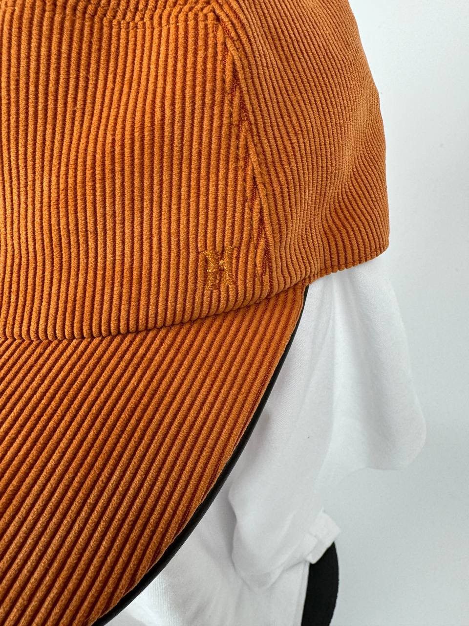 Hermes Hermes Corduroy Logo Cap Size ONE SIZE - 8 Thumbnail