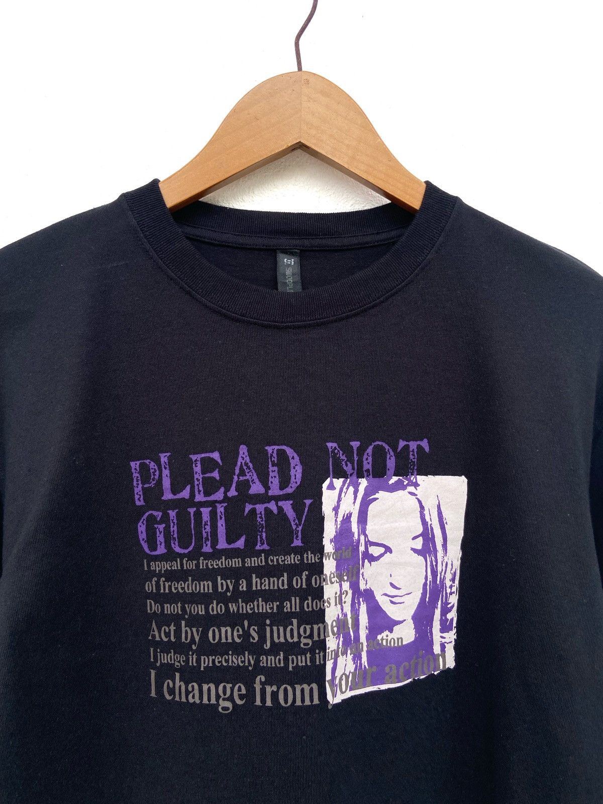Hysteric Glamour 🔥 Plead Not Guilty Long Sleeve Poem Girl Death Note Size US M / EU 48-50 / 2 - 1 Thumbnail