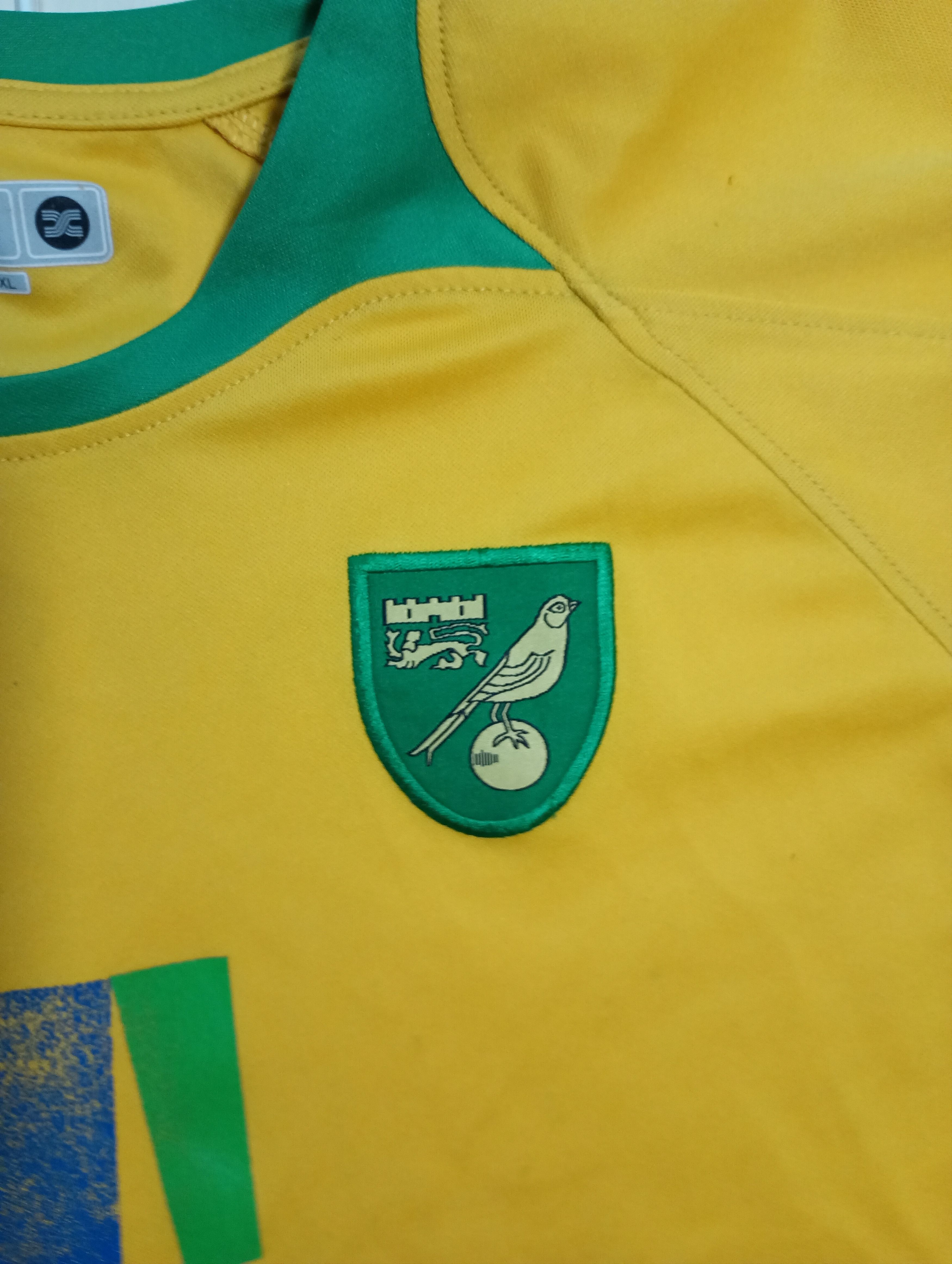 Vintage Xara Norwich City Jersey 2008-2010 Size US XL / EU 56 / 4 - 10 Thumbnail