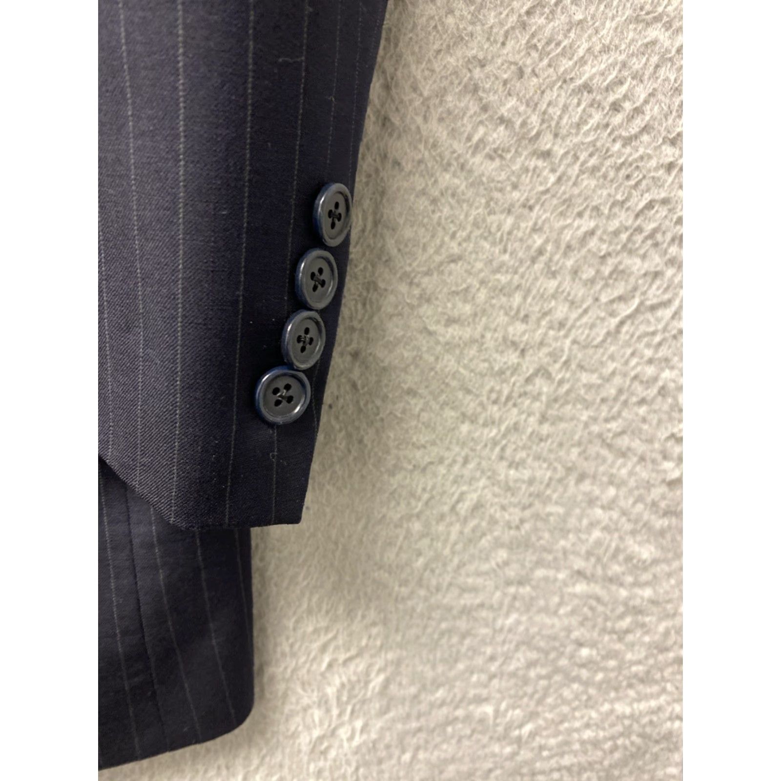 Brooks Brothers VINTAGE Brooks Brothers Navy Blue Wool Suit 41 Regular 2 Piece Men's Size 42R - 5 Thumbnail