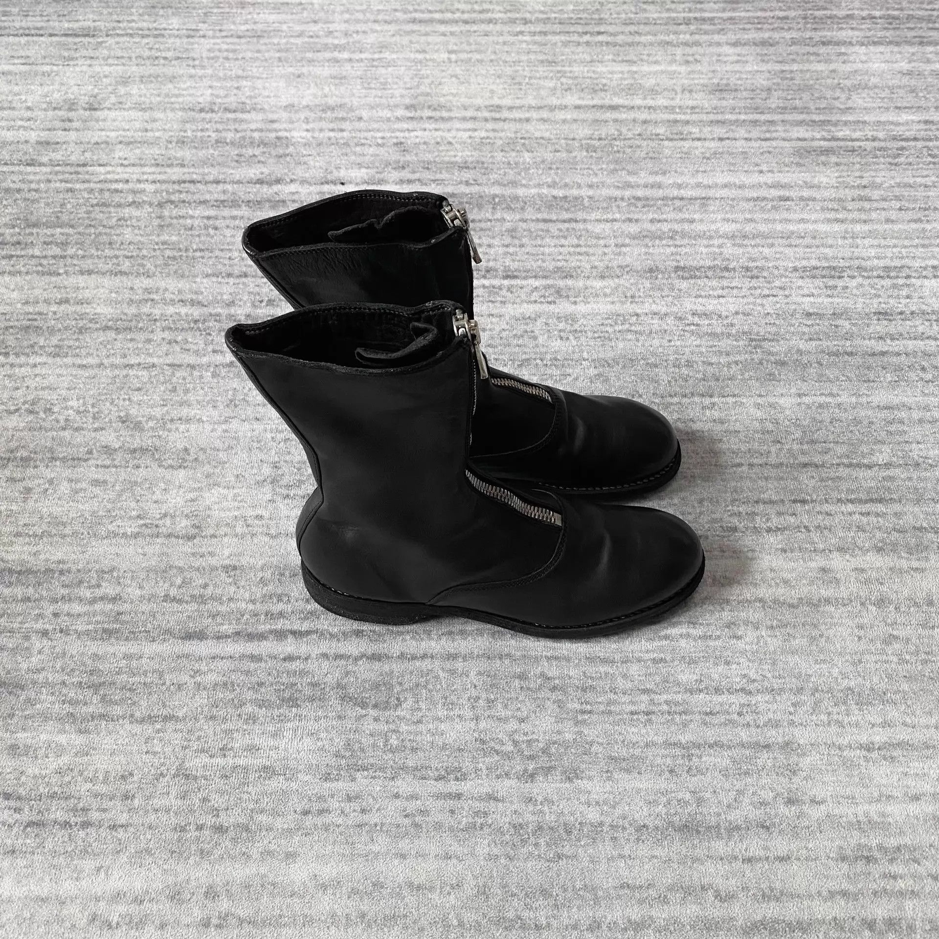 Guidi Guidi 310 Horse Leather Dark Ankle Boots 36 (New) Size US 5.5 / IT 35.5 - 2 Thumbnail
