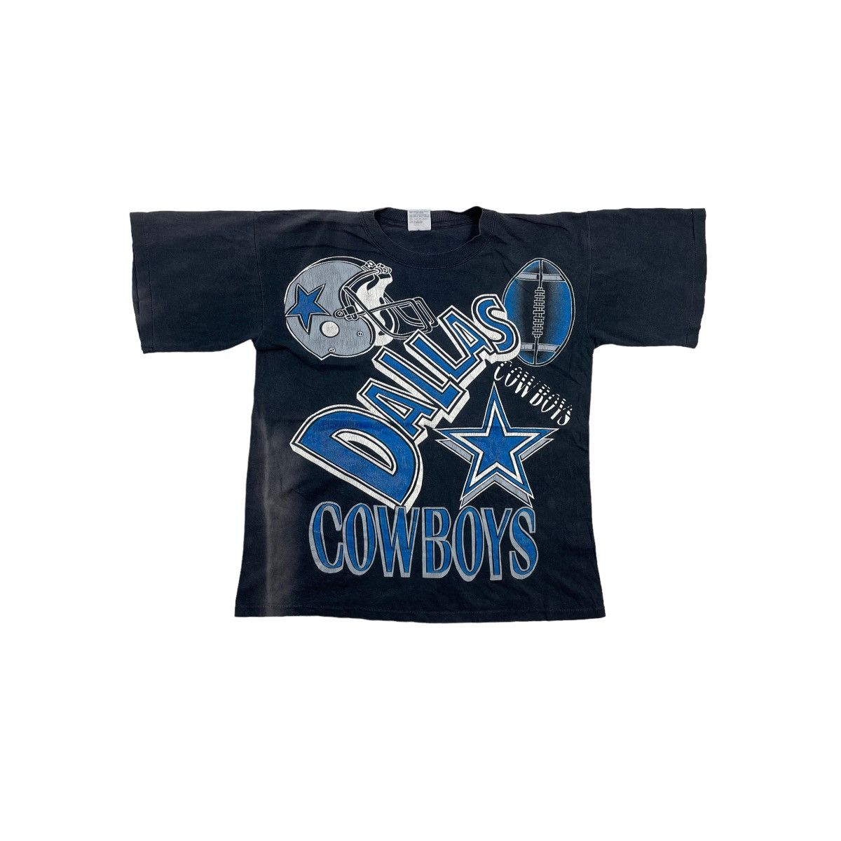 NBA Vintage Dallas Cowboys Overprinted Tee Size US XL / EU 56 / 4 - 1 Thumbnail