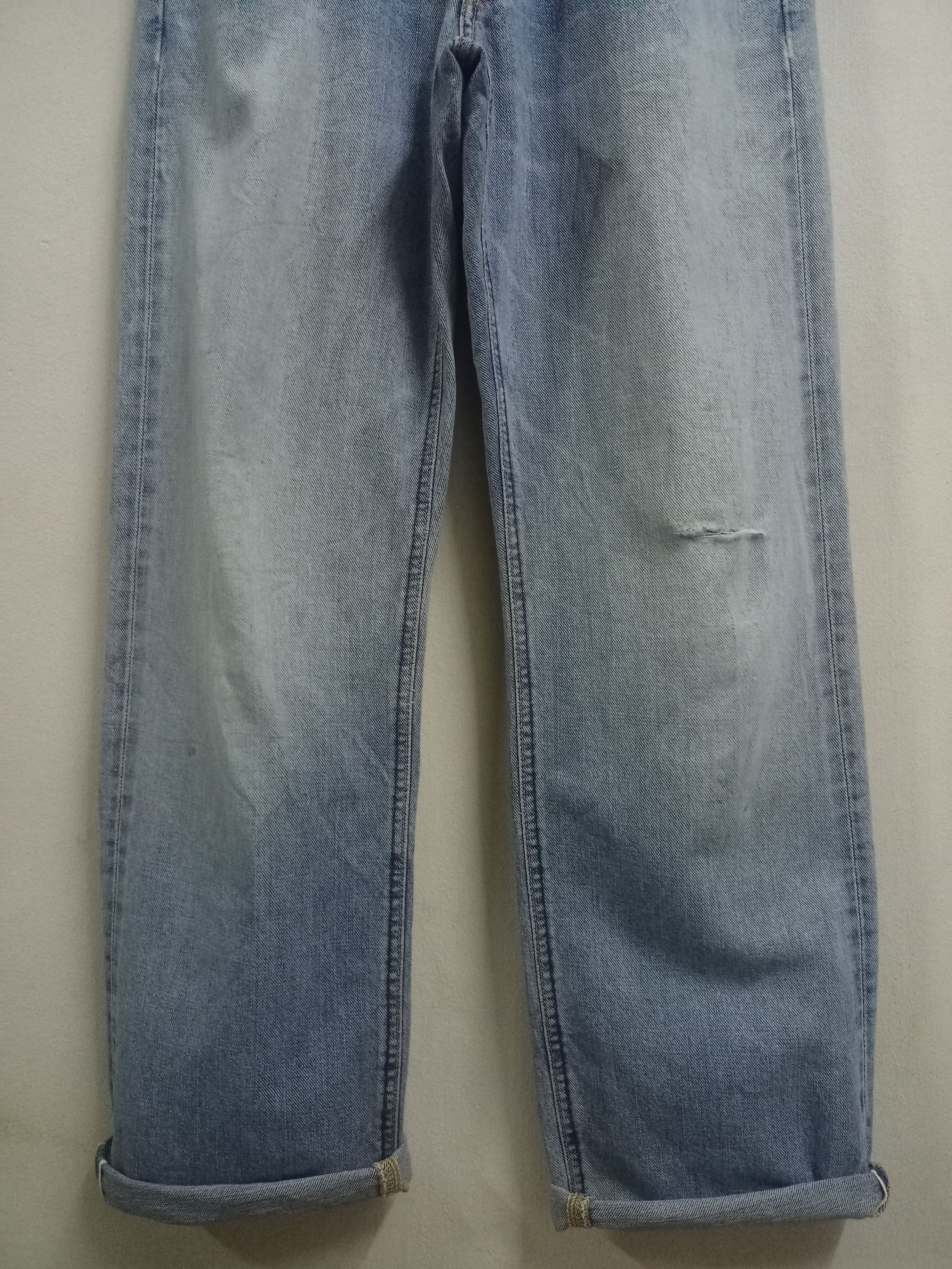 Lee Vintage 50s Lee Riders Selvedge Distressed Baggy Jeans Size US 30 / EU 46 - 6 Thumbnail