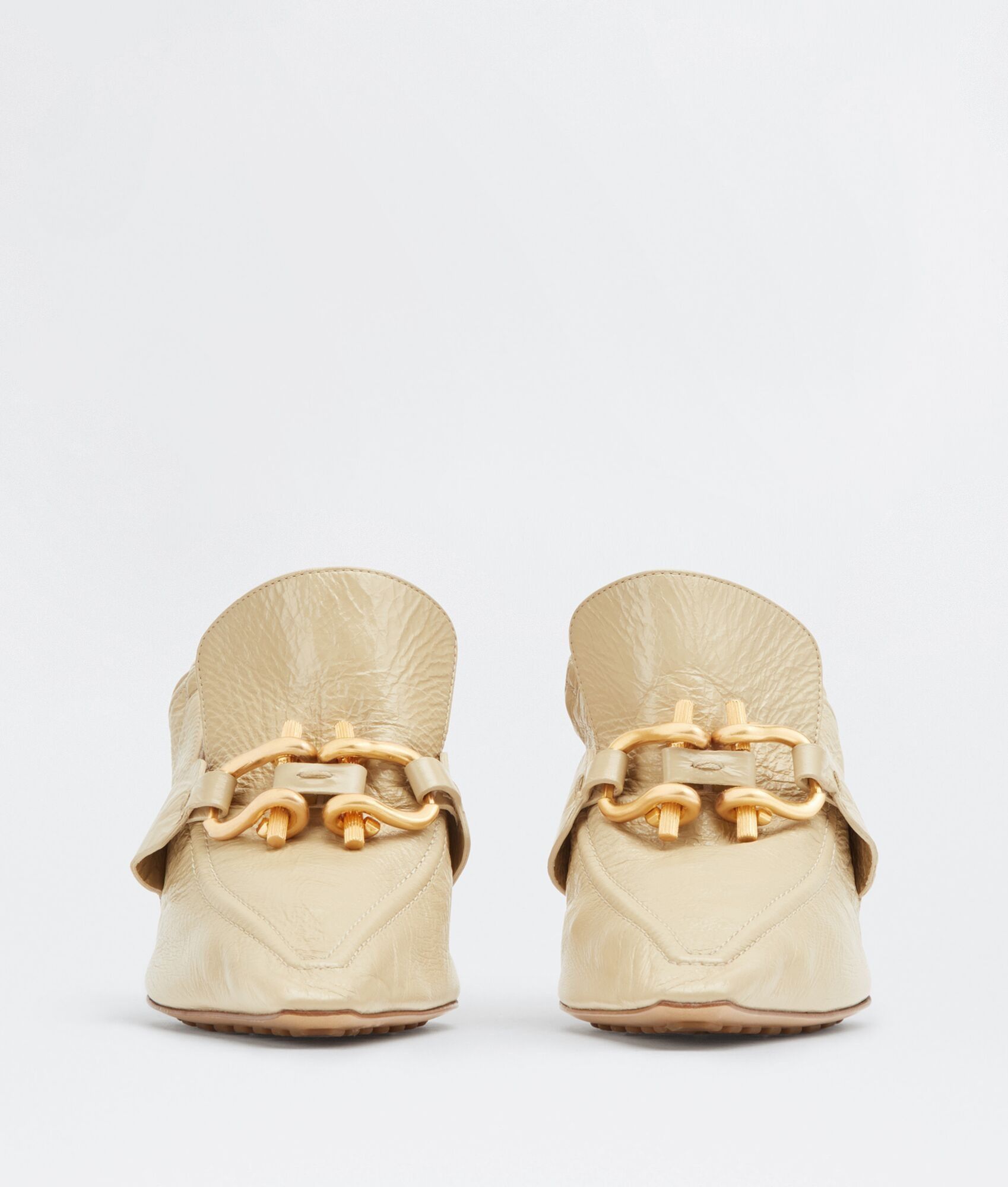 Bottega Veneta o1bcso1str0225 Madame Pumps in Beige Size US 10.5 / IT 40.5 - 2 Thumbnail