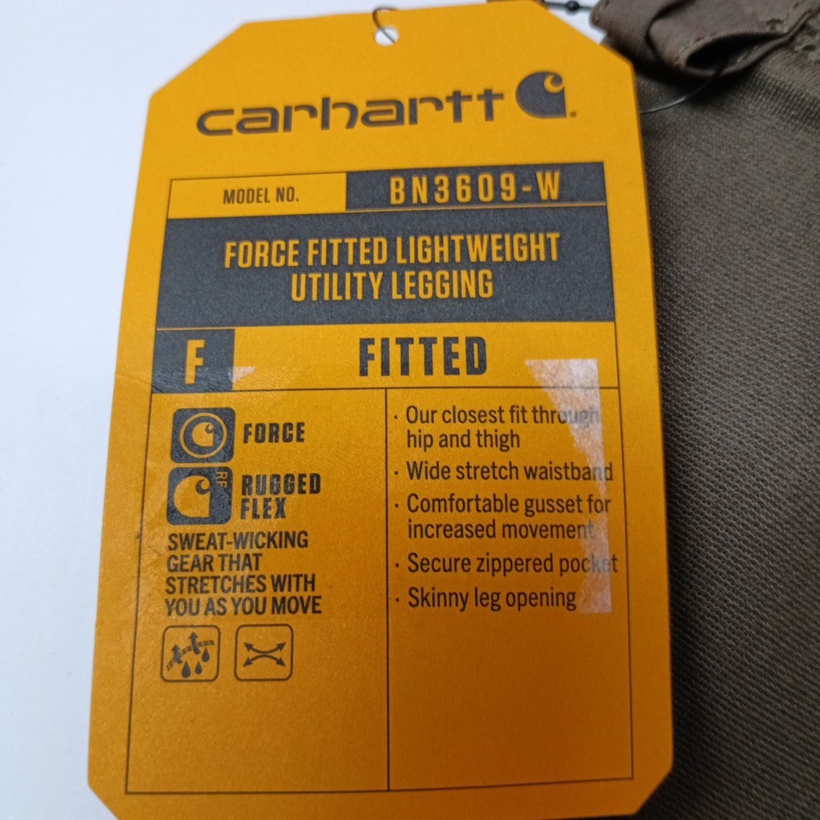 Carhartt Carhartt Women’s Leggings Lightweight Utility Size XLT Green Size 36" / US 14 / IT 50 - 4 Thumbnail