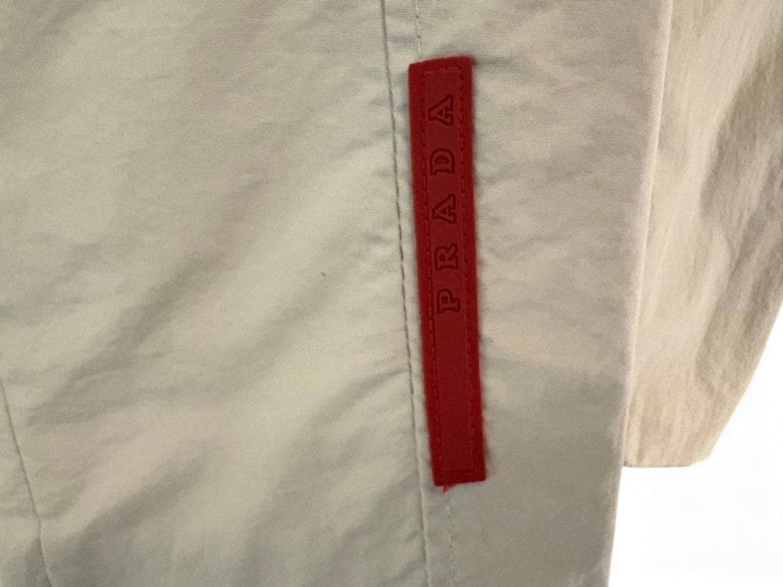 Prada - Lightweight Beige Jacket Zip Pocket