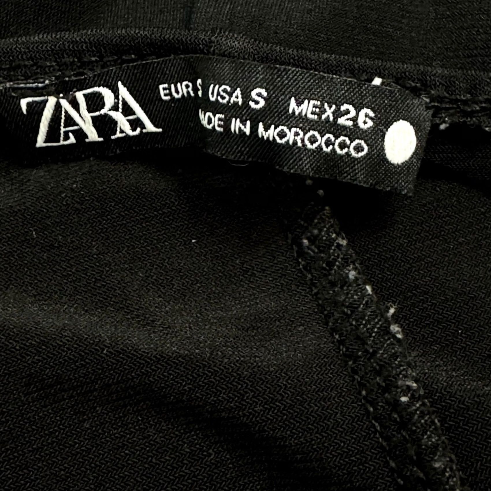 Zara Zara Dress Women’s S Black Spaghetti Strap Straight Line Long Maxi Elegant W109 Size S / US 4 / IT 40 - 3 Thumbnail
