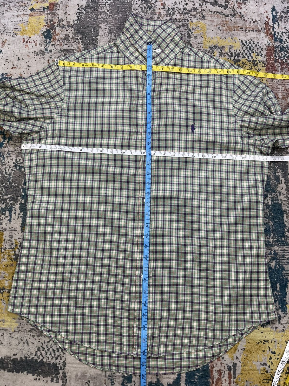 Polo Ralph Lauren Vtg Polo Ralph Lauren Stanton Plaid Button Down Shirt Size US L / EU 52-54 / 3 - 9 Thumbnail
