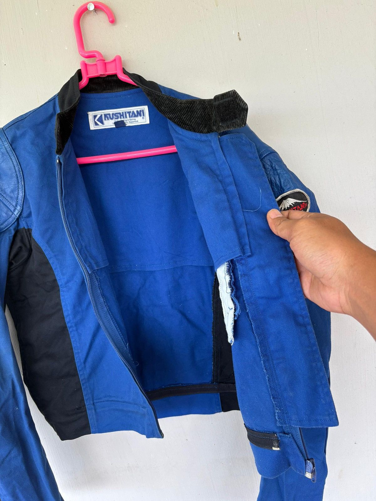 Sports Specialties Vintage Kushitani Cropped Jacket Leather Padding Design Size US S / EU 44-46 / 1 - 5 Thumbnail