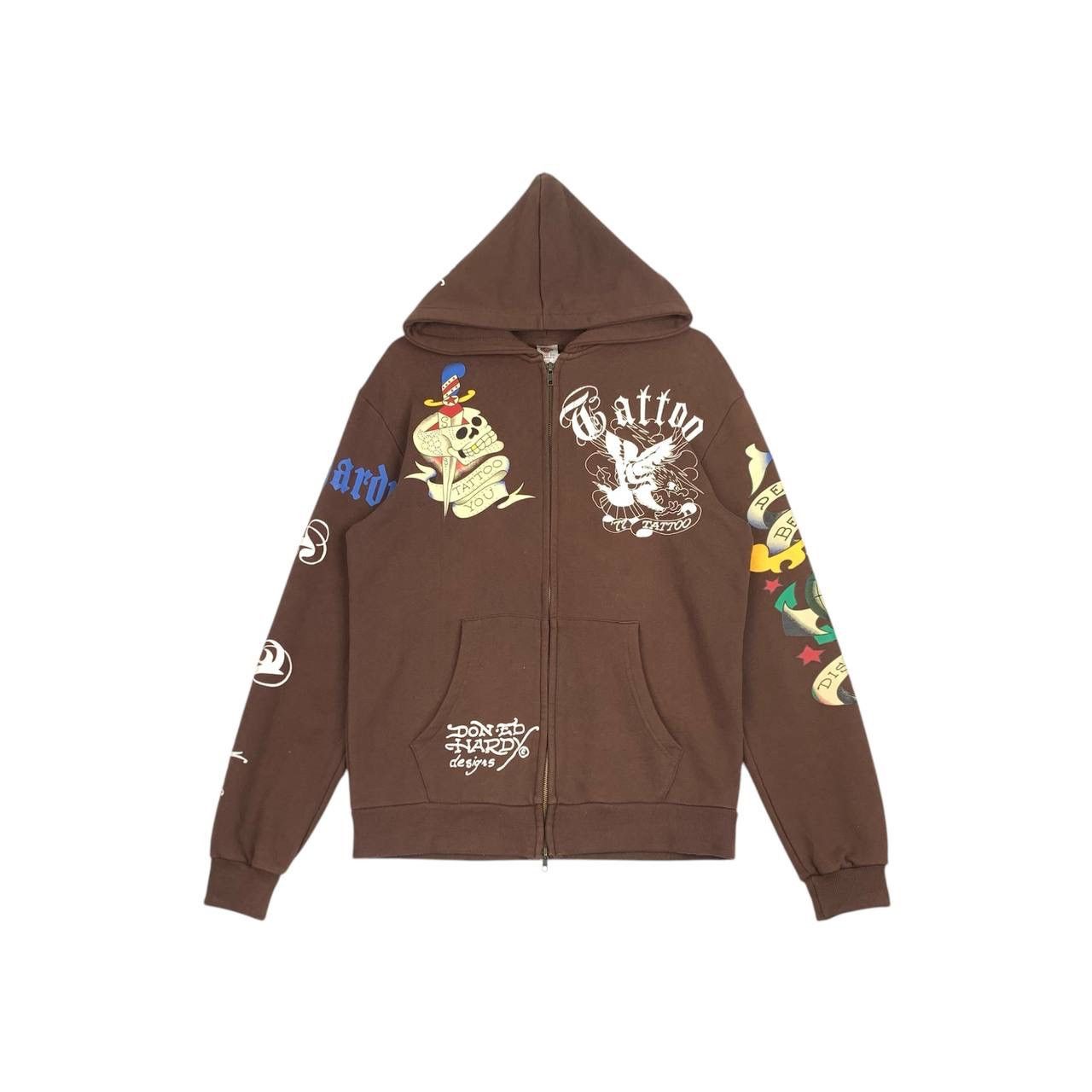 Christian Audigier Vintage Hoodie Ed Hardy By Christian Audigier Size M Size US M / EU 48-50 / 2 - 1 Thumbnail