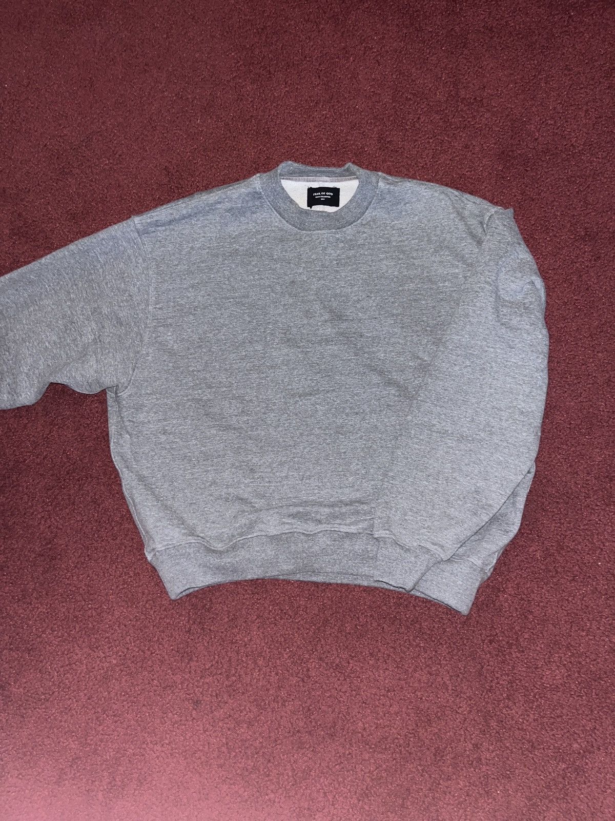 image of Fear Of God 5Th Collection Sweatshirt in Heather Gray, Men's (Size XS)