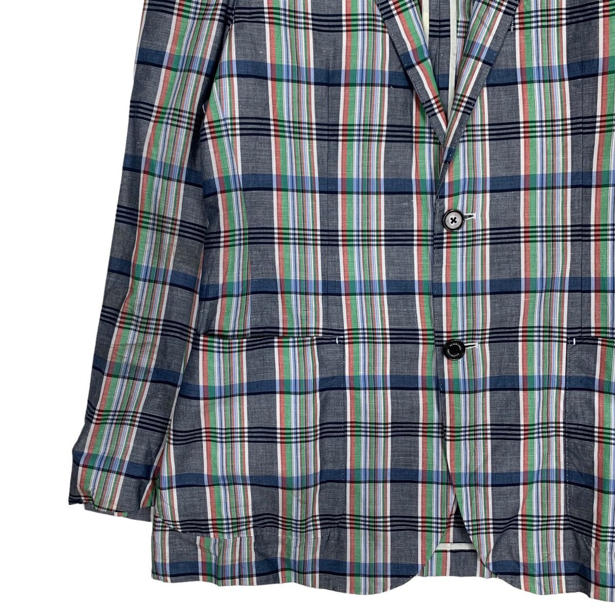 BLACK LABEL Crestbridge Checked Suit Jacket #0943-C42