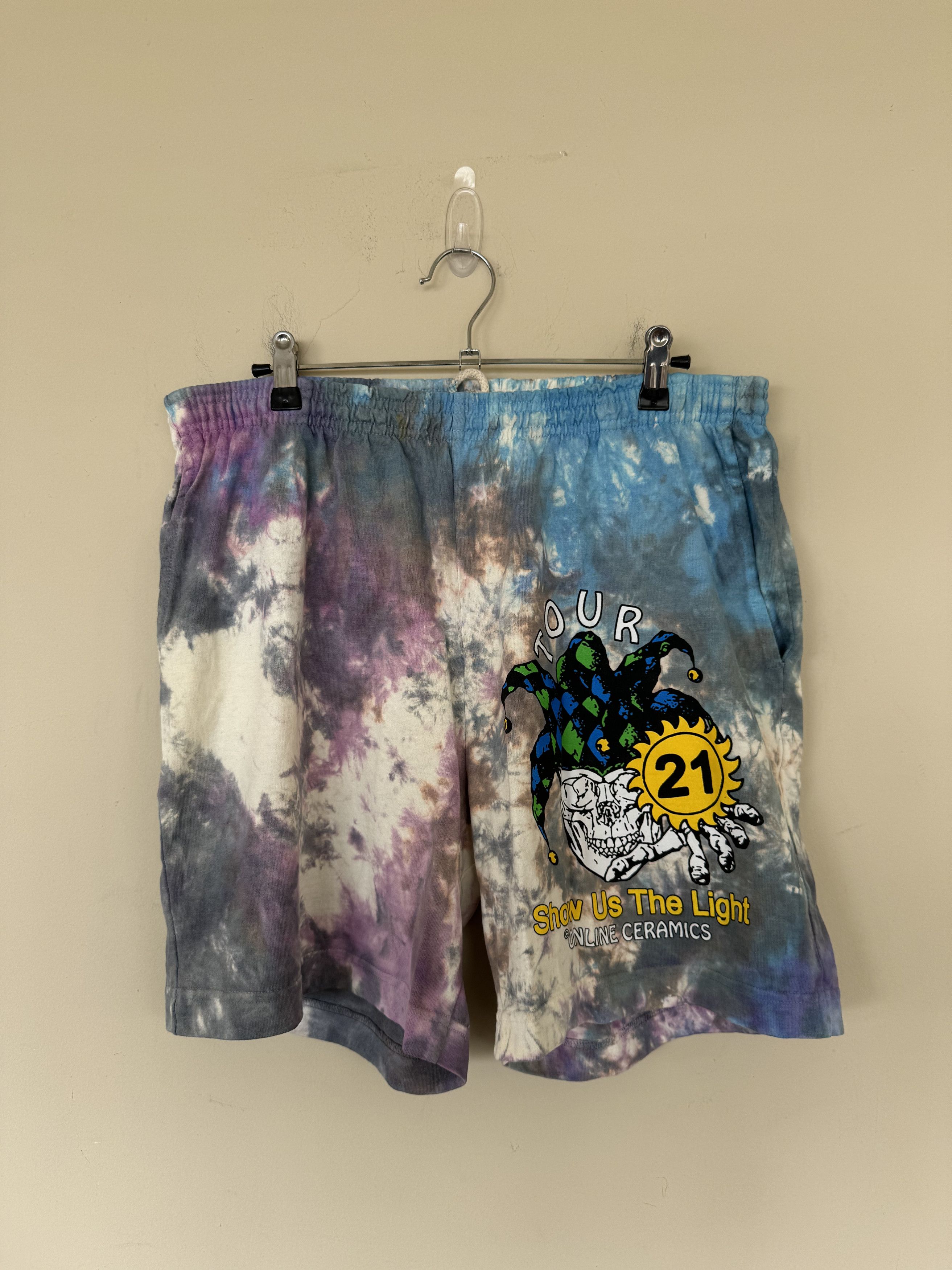 image of Online Ceramics Tour 2021 Shorts in Tye Dye, Men's (Size 32)