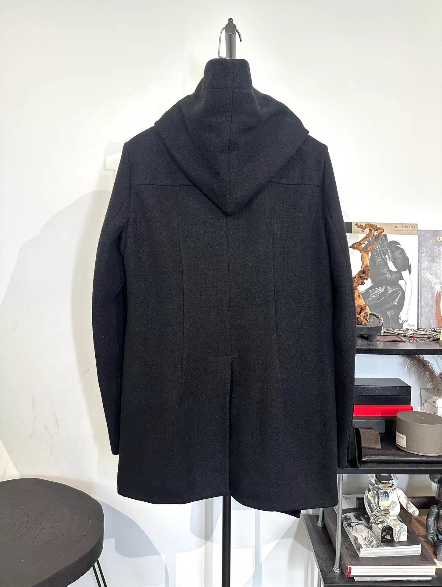 Rick Owens Rick Owens Wool Structured Hooded Cloak 50 Size US M / EU 48-50 / 2 - 3 Thumbnail