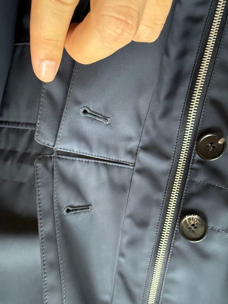 Loro Piana LORO PIANA Classic trench coat with deer skin collar Size XL / US 12-14 / IT 48-50 - 5 Thumbnail