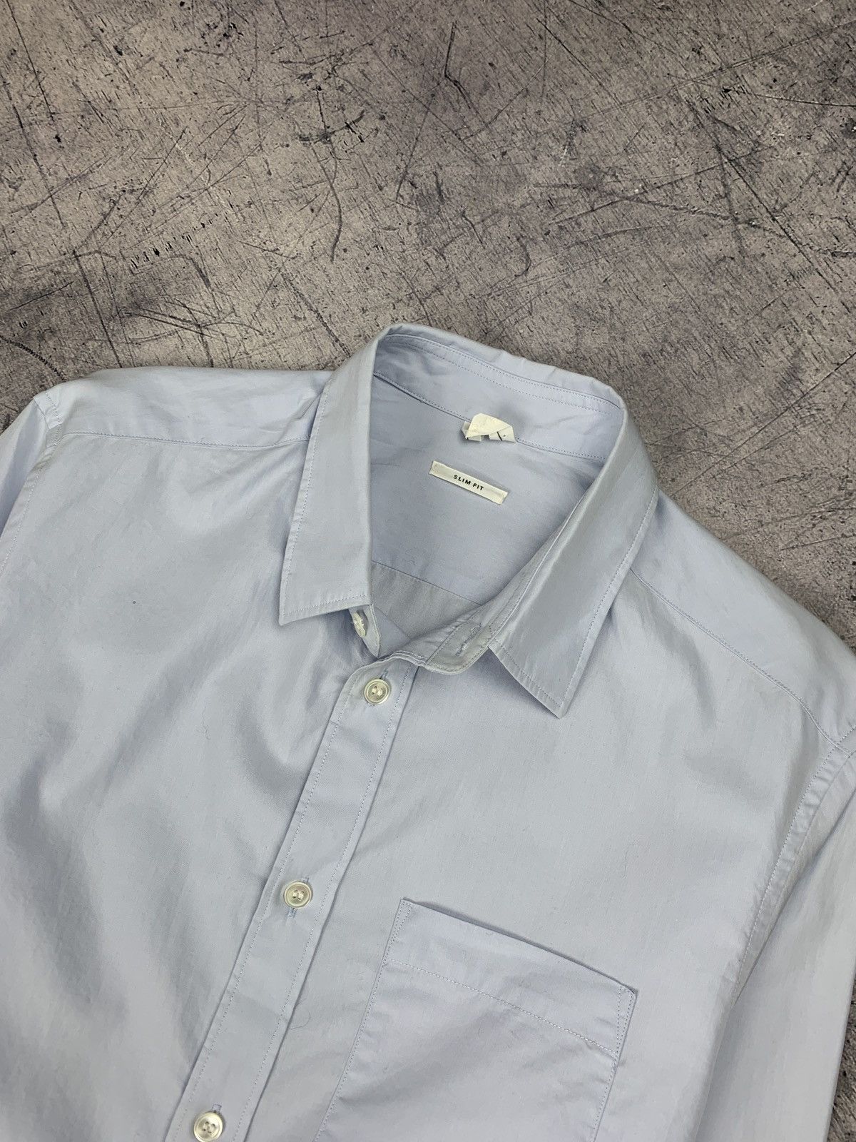 Arket Arket Buttons-Up Shirt Mens Size 46 Blue Designer Luxury Size US S / EU 44-46 / 1 - 2 Thumbnail