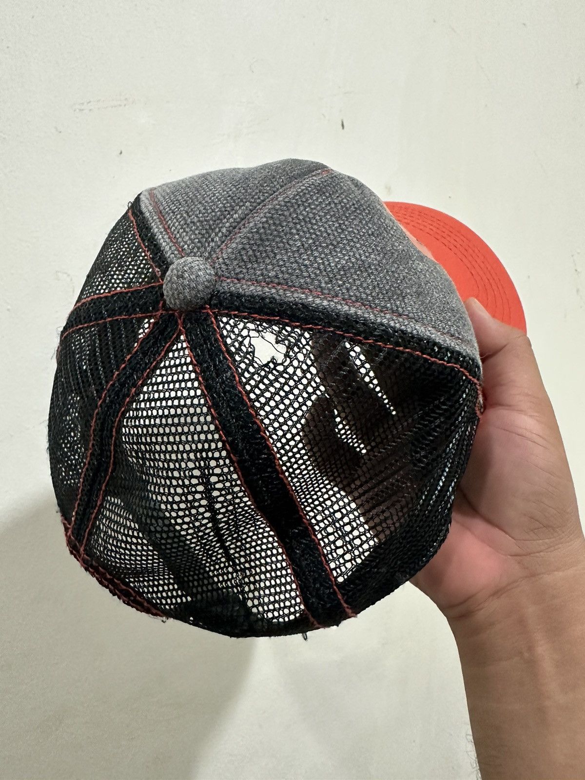 Other VTG SKULL EVIL EYES Trucker Hat Size ONE SIZE - 6 Thumbnail