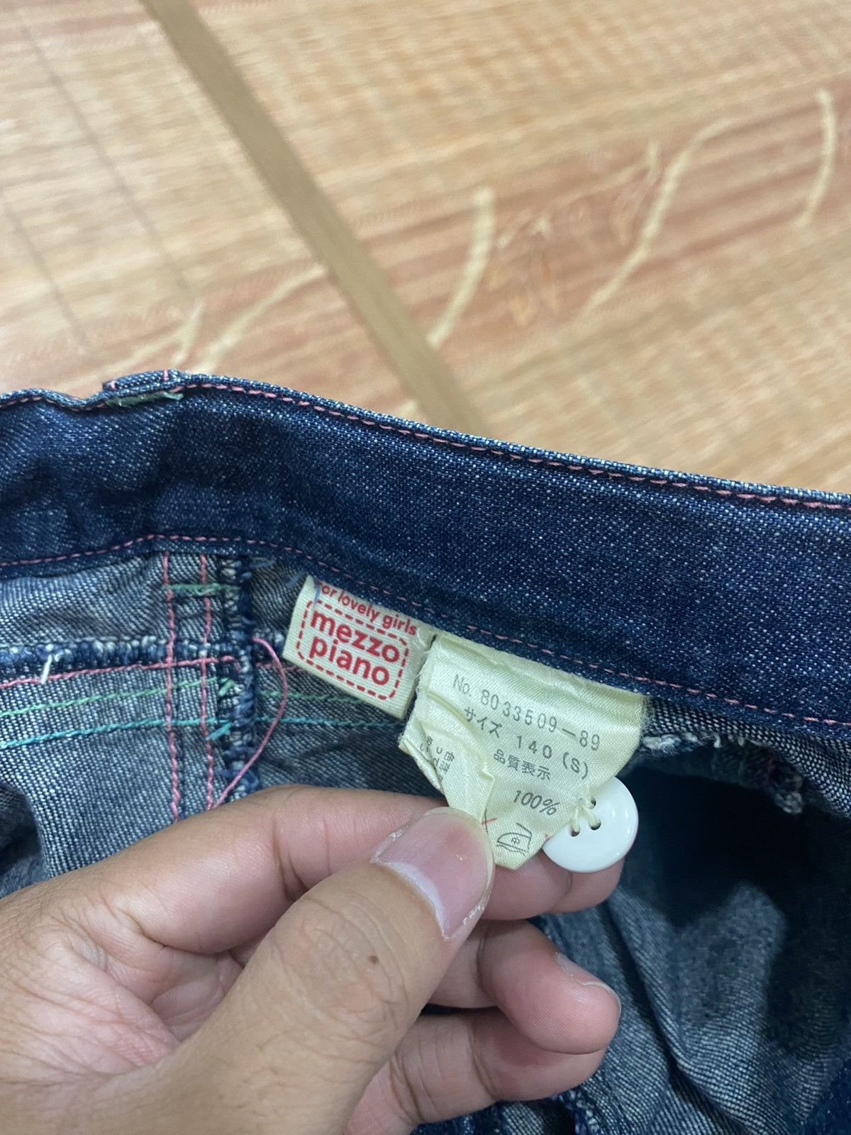 Angel Blue × Hysteric Glamour × Japanese Brand Japanese Mazzo Piano Y2K Angle blue Short Size 28" / US 6 / IT 42 - 8 Thumbnail