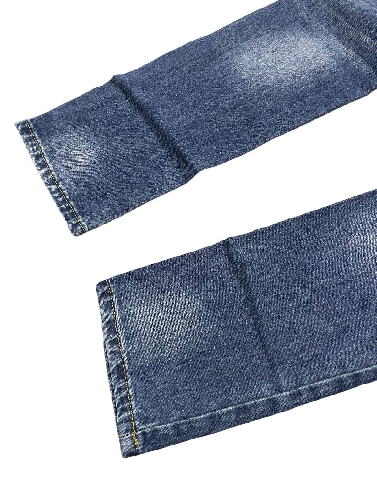Hysteric Glamour × Philipp Plein Philip Plein Skull Embossed Crash Distressed Straight Jeans Size US 30 / EU 46 - 14 Thumbnail