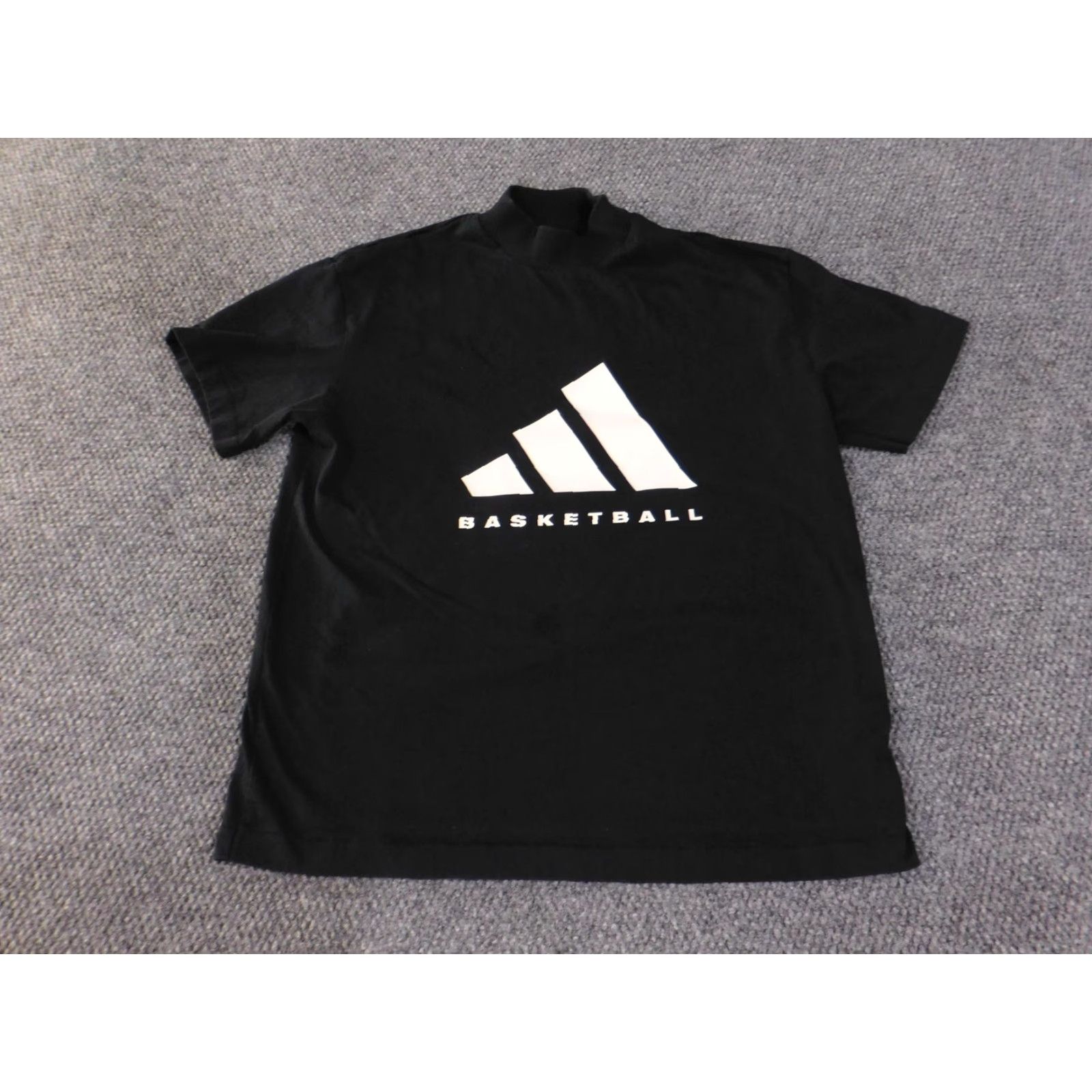 Adidas Adidas Shirt Mens Small Black Basketball Graphic Tee Short Sleeve Athletic Cotton Size US S / EU 44-46 / 1 - 2 Thumbnail