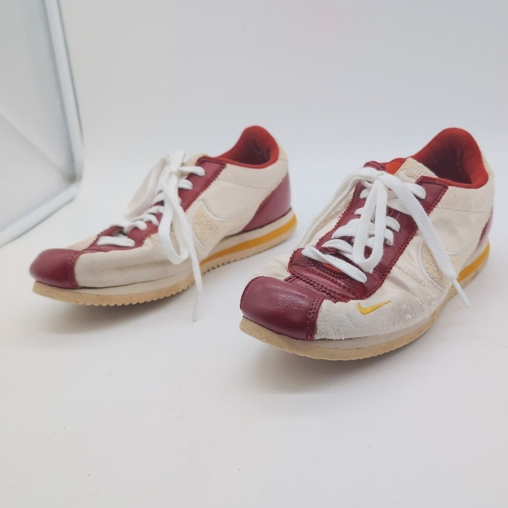 Nike Nike ID Custom 2018 Nylon Cortez Sz 8.5 Burgundy and Cream Size US 8.5 / EU 41-42 - 1 Thumbnail