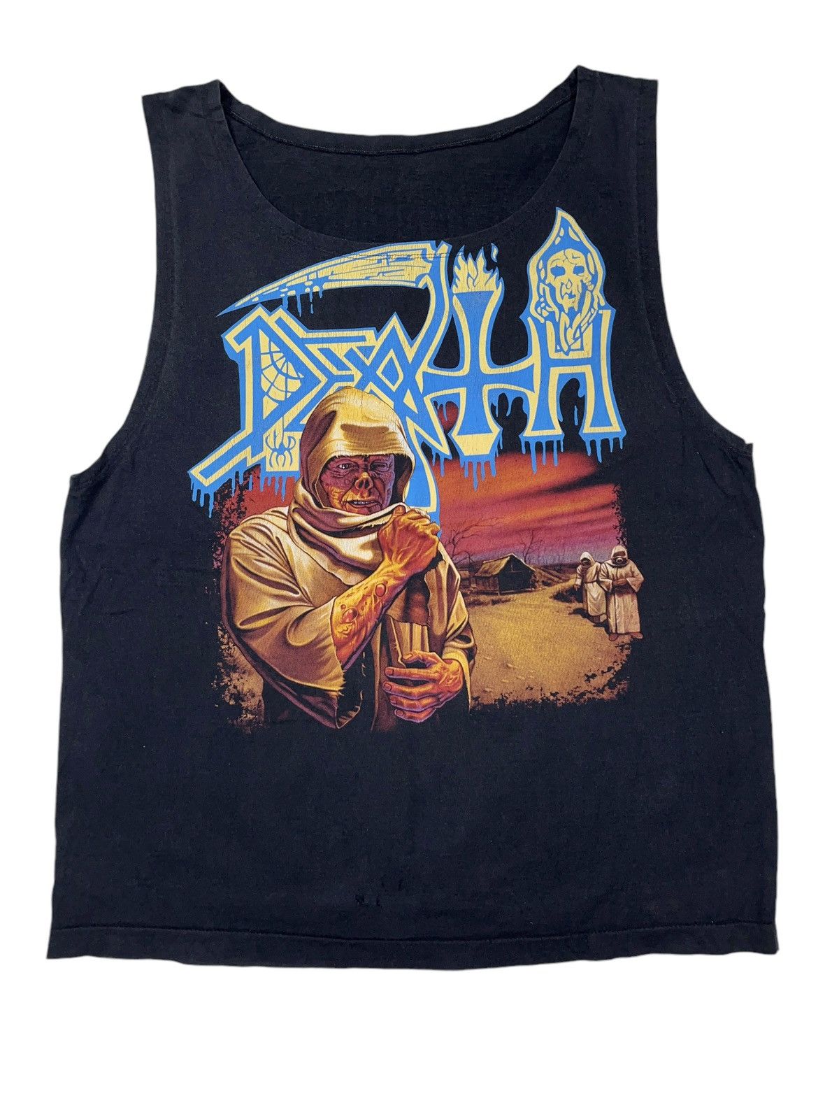 Vintage 90s Death Leprosy Tank Top Single Stitch
