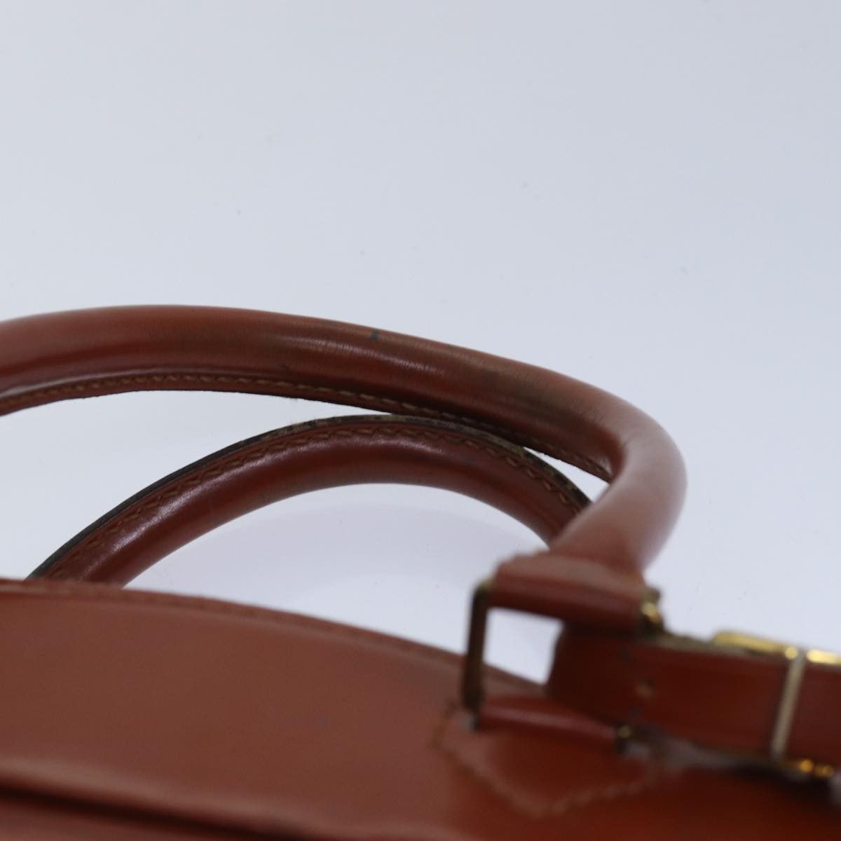 Louis Vuitton LOUIS VUITTON Epi Riviera Hand Bag Brown M48183 Size ONE SIZE - 8 Thumbnail