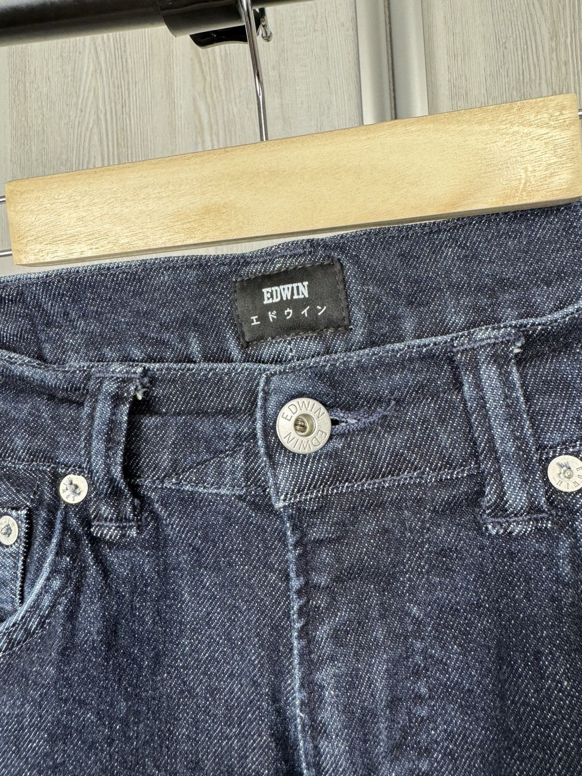 Edwin Edwin ED-80 Slim Tapered Navy blue selvedge denim jeans Size US 32 / EU 48 - 5 Thumbnail