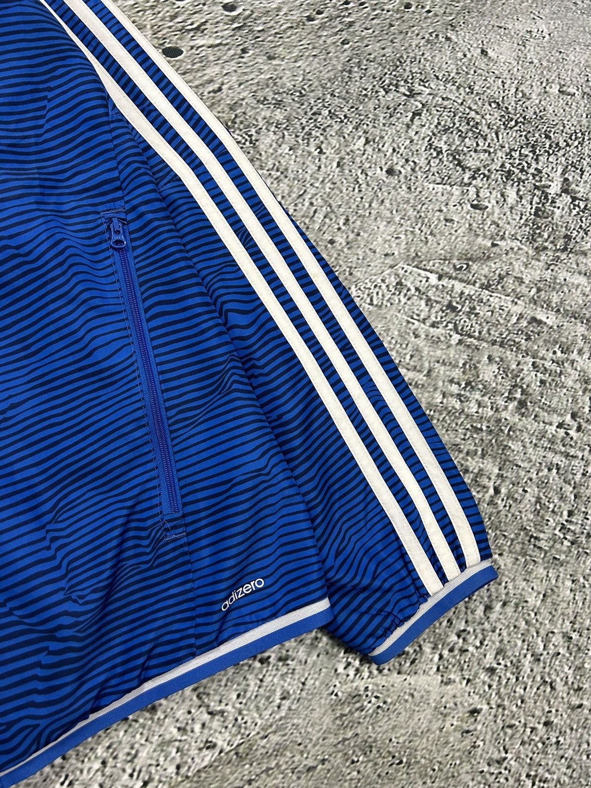 Adidas × Vintage Olympique Marseille Adidas track jacket blue Size US M / EU 48-50 / 2 - 3 Thumbnail