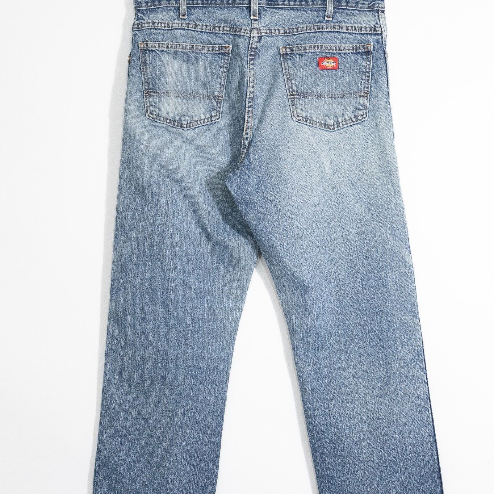 Dickies × Vintage Vintage Dickies Jeans 36x29 - Faded Distressed Light Wash Size US 36 / EU 52 - 6 Thumbnail