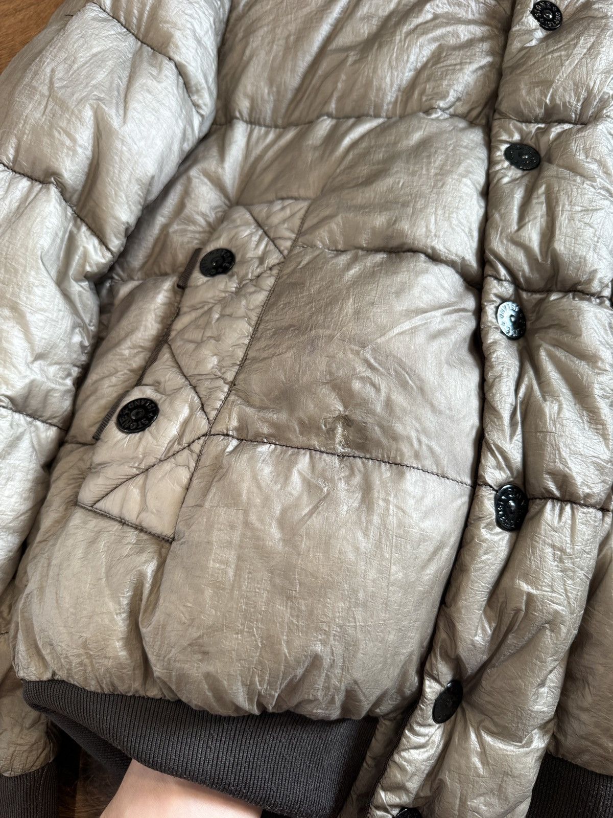 Stone Island Stone Island Puffer Down Jacket Garment DYED Vintage L Size US L / EU 52-54 / 3 - 5 Thumbnail