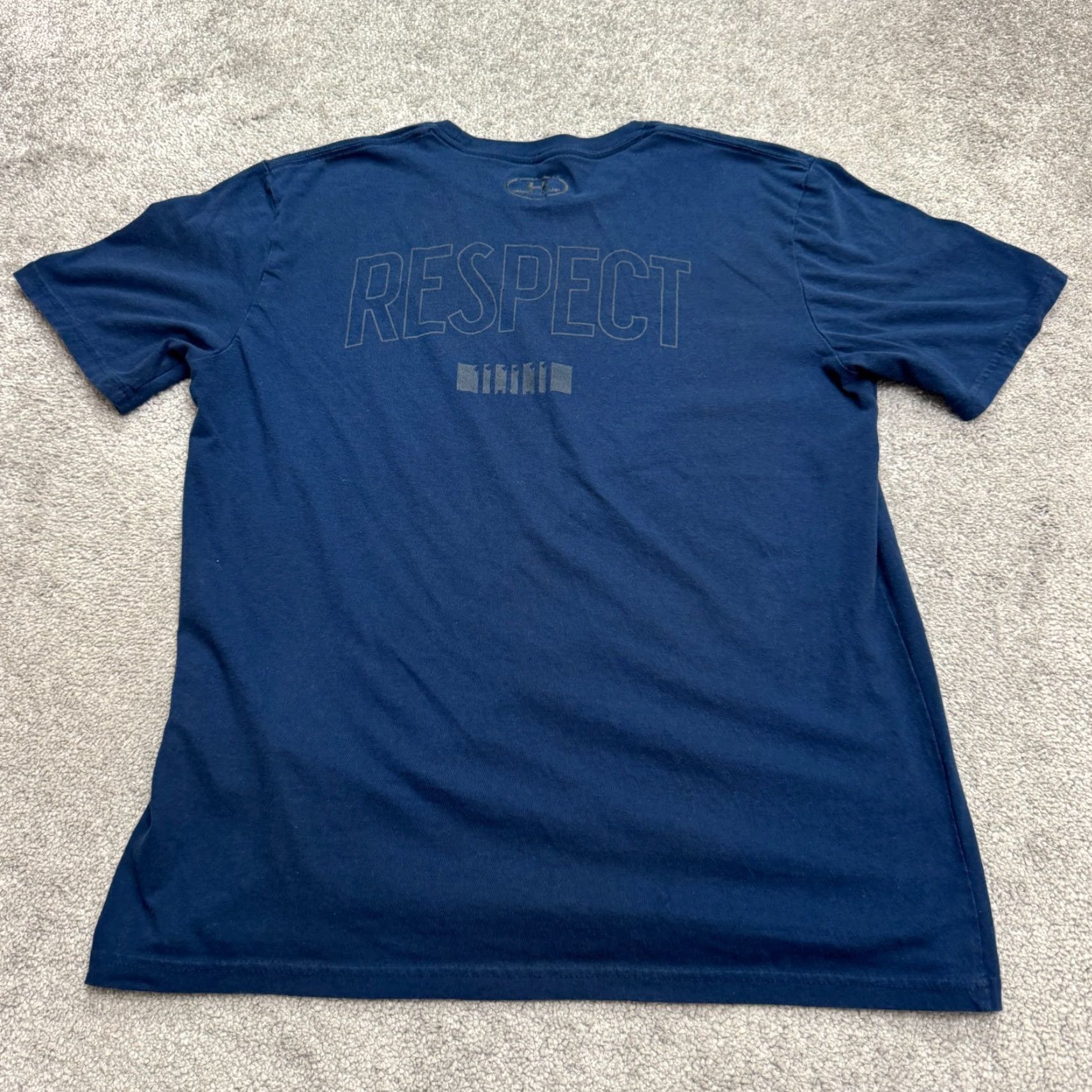Under Armour VINTAGE Under Armour HeatGear T-Shirt Men's Large Blue Activewear Crew Neck Sports Tee Size US L / EU 52-54 / 3 - 2 Thumbnail