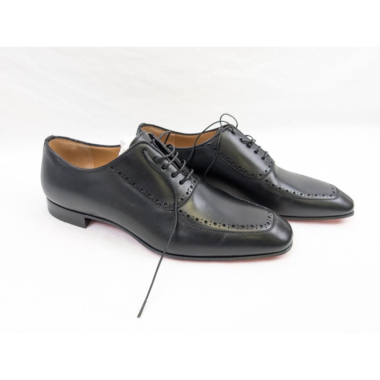 Christian Louboutin o1rshd1 Calf Flat Shoes in Black Size US 8 / EU 41 - 15 Thumbnail