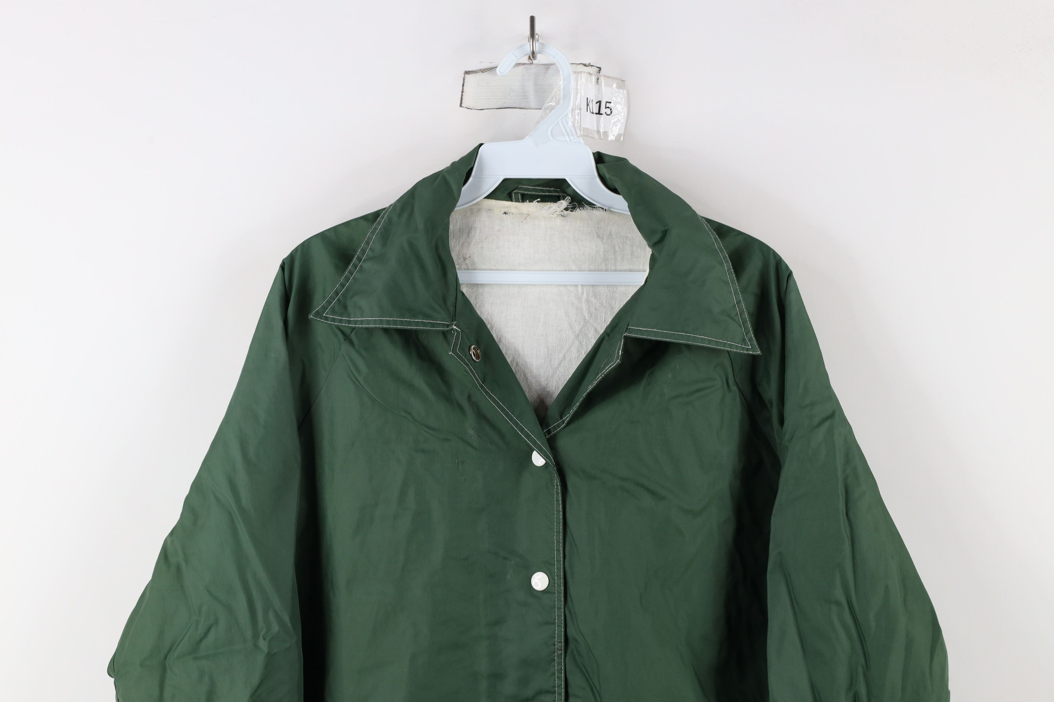 Vintage Vintage 70s Streetwear Lined Coaches Coach Jacket Green USA Size XL / US 12-14 / IT 48-50 - 2 Thumbnail