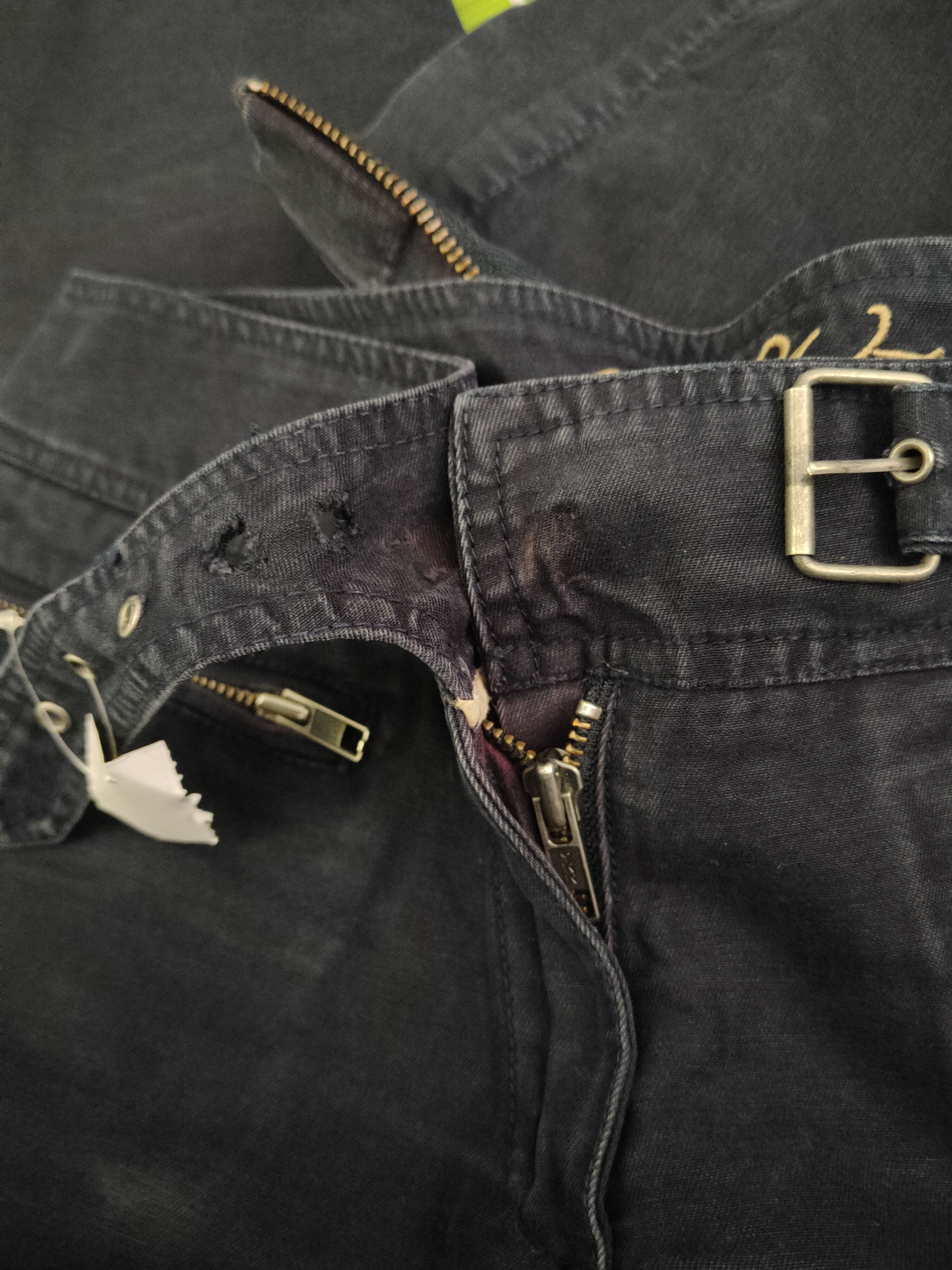 Japanese Brand DL Black Witch Navy Multipocket Tactical Cargo #1475 Size 27" / US 4 / IT 40 - 16 Thumbnail