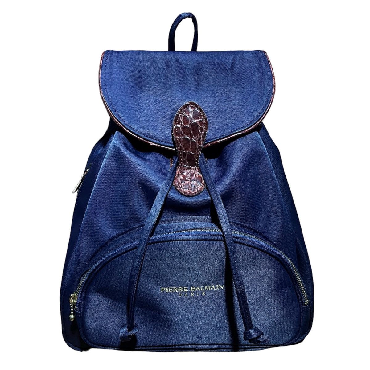 Balmain PIERRE BALMAIN NYLON BACKPACK MADE IN JAPAN Size ONE SIZE - 1 Thumbnail